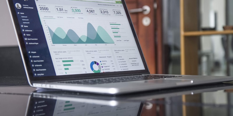 Performance analytics dashboard showing app metrics, loading times, and user engagement data